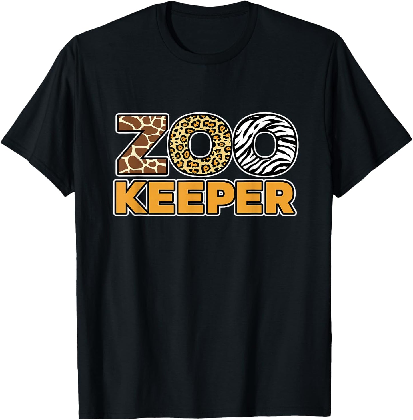 Zookeeper African Savanna T-Shirt - T-Shirt | Black