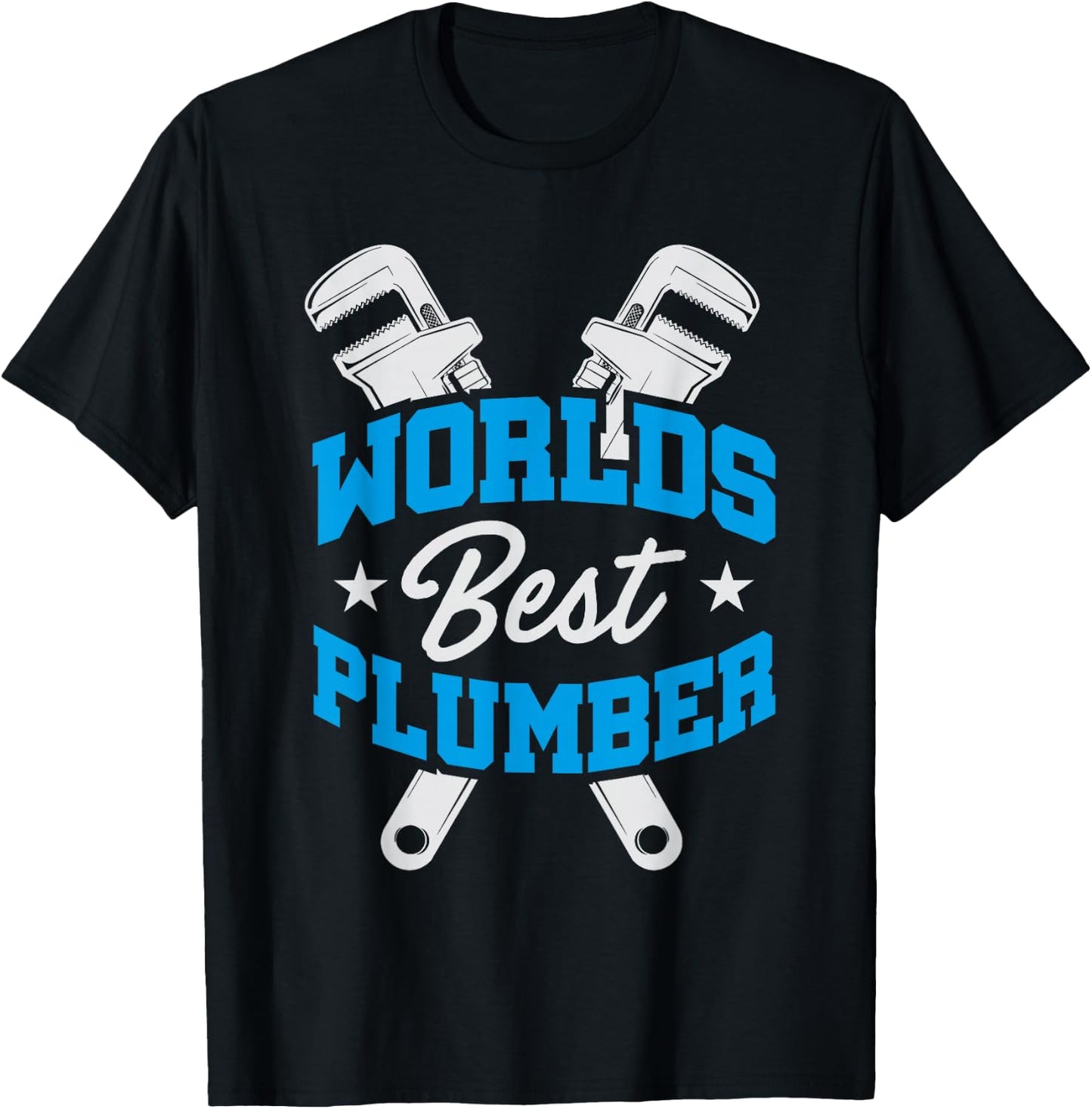 World's Best Plumber Plumbing T-Shirt - T-Shirt | Black