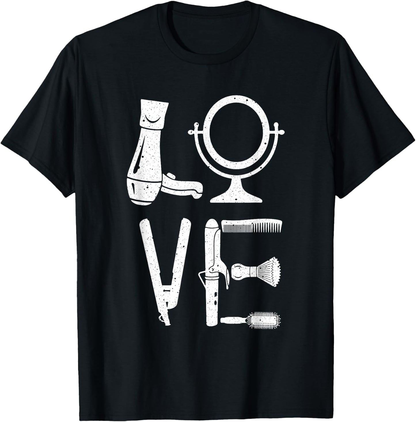 Cool Hairdresser Women Beautician Cosmetology Barber T-Shirt - T-Shirt | Black