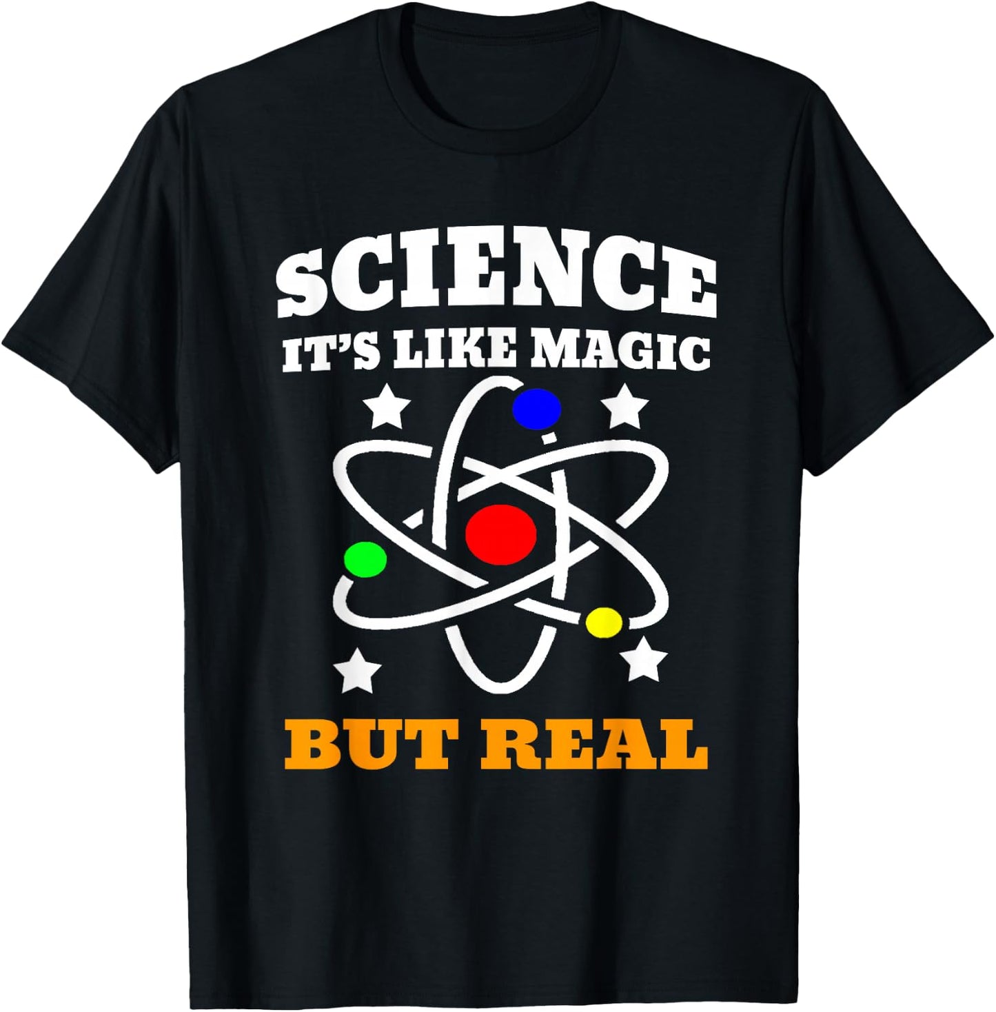 Science Its Like Magic but Real Scientist Kid T-Shirt - T-Shirt | Black