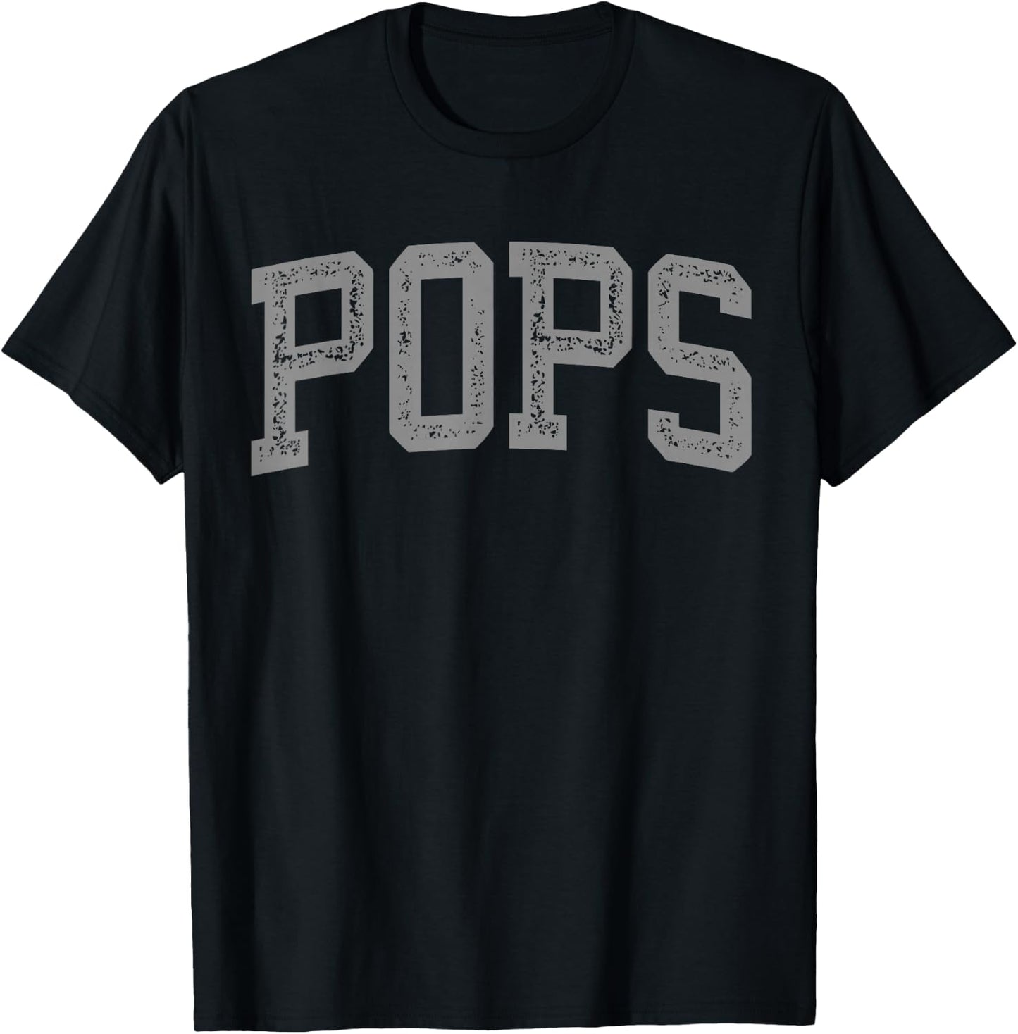 Pops Minimalist Vintage T-Shirt - T-Shirt | Black