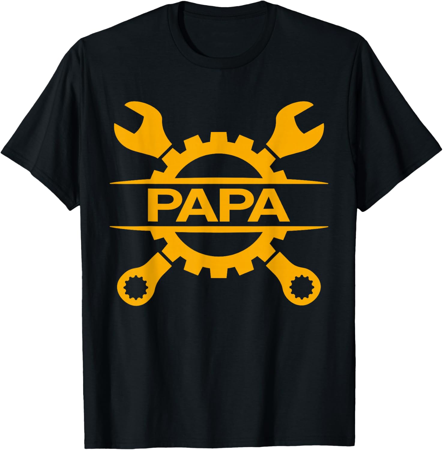 Wrench Papa Car Mechanic Papa Garage T-Shirt - T-Shirt | Black