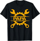 Wrench Papa Car Mechanic Papa Garage T-Shirt - T-Shirt | Black