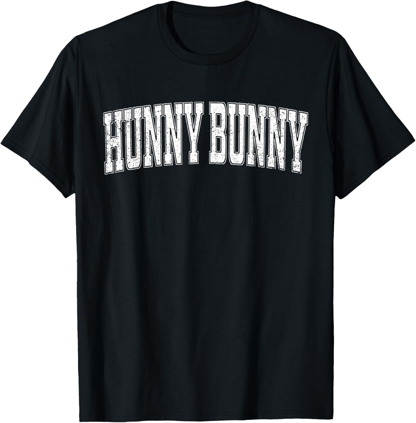 Hunny Bunny Varsity Style Honey Bunny T-Shirt - T-Shirt | Black
