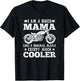 I'm A Biker Mama Funny Motorcycles Bike Graphic T-Shirt - T-Shirt | Black
