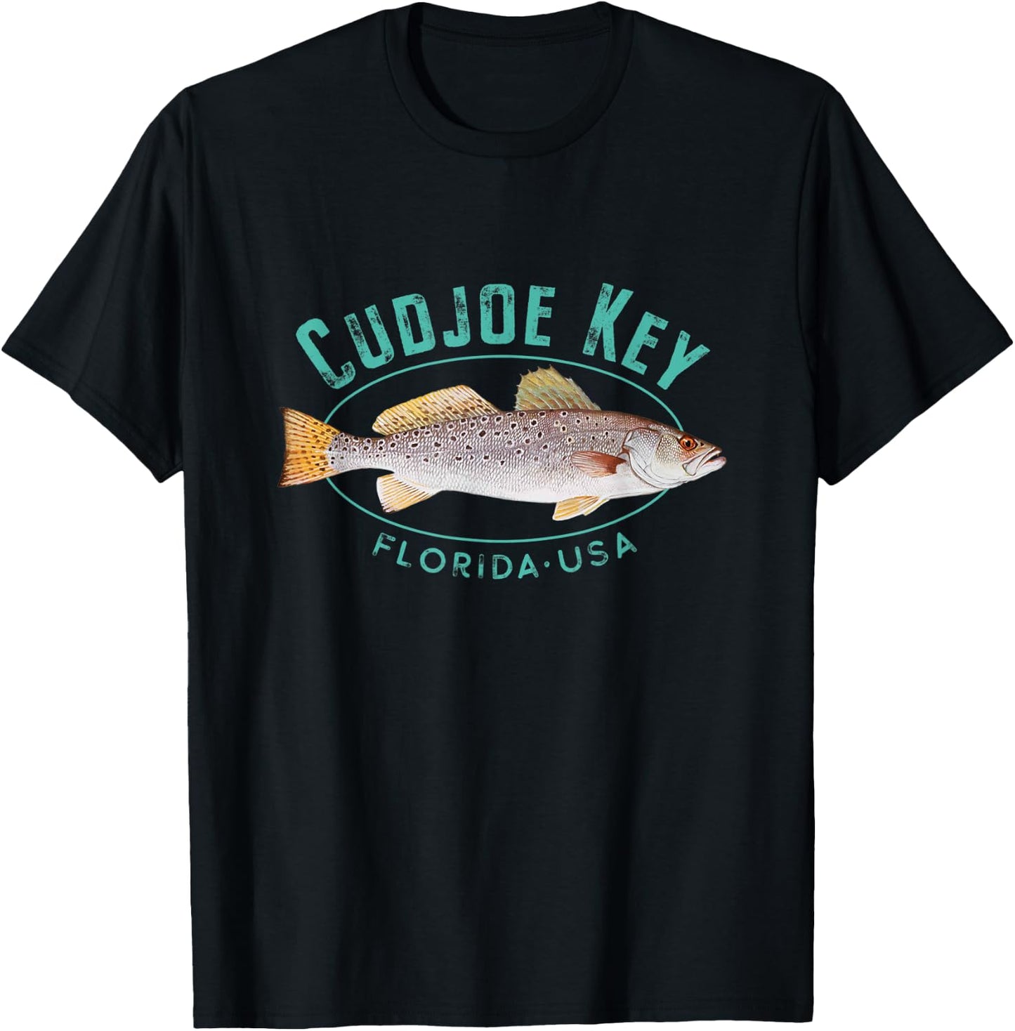 Cudjoe Key Florida T-Shirt - T-Shirt | Black