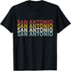 US American City 70's Retro USA - Vintage San Antonio T-Shirt - T-Shirt | Black