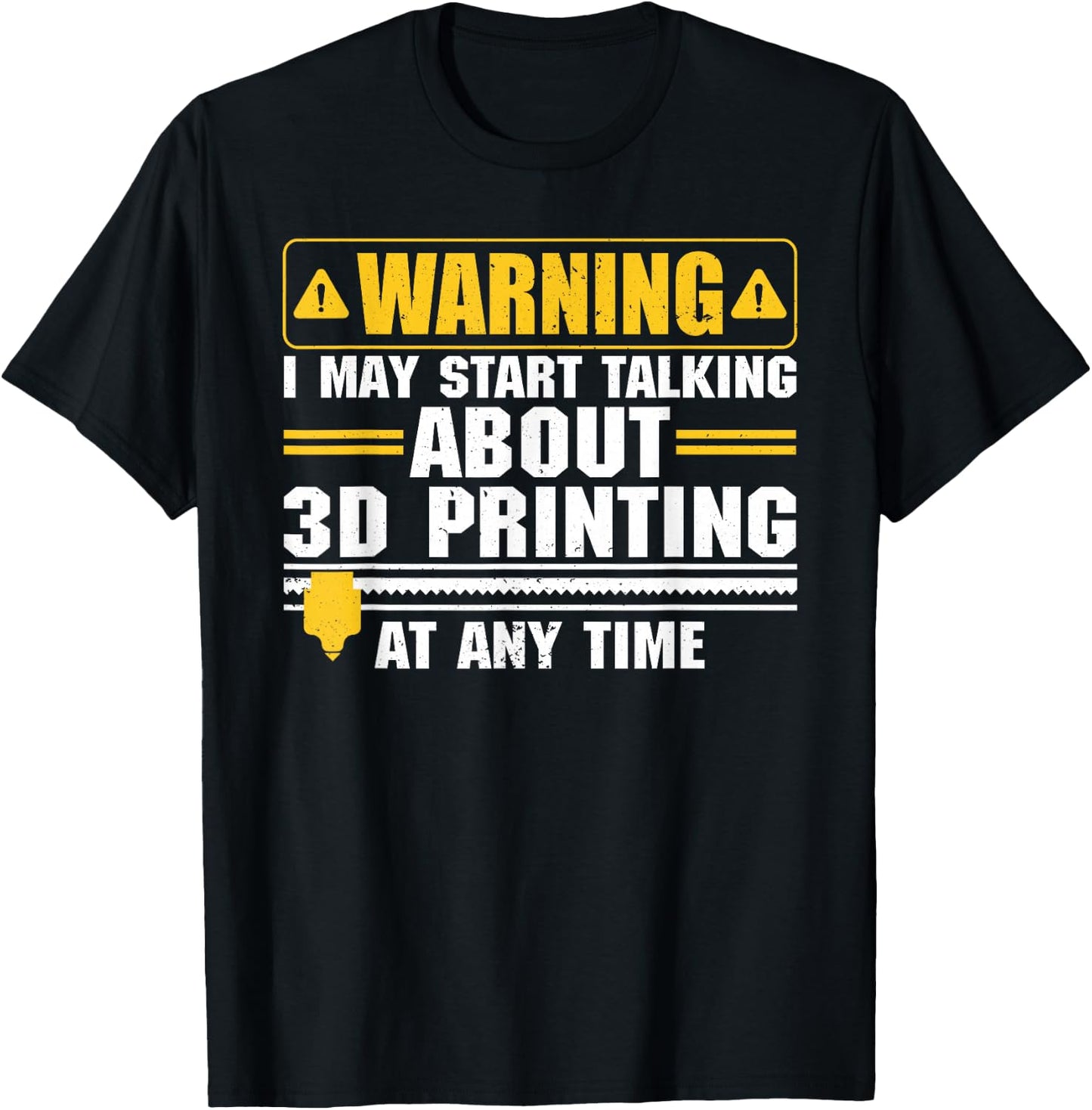 Funny 3D Printer Art Women 3D Printing Worker Lover T-Shirt - T-Shirt | Black