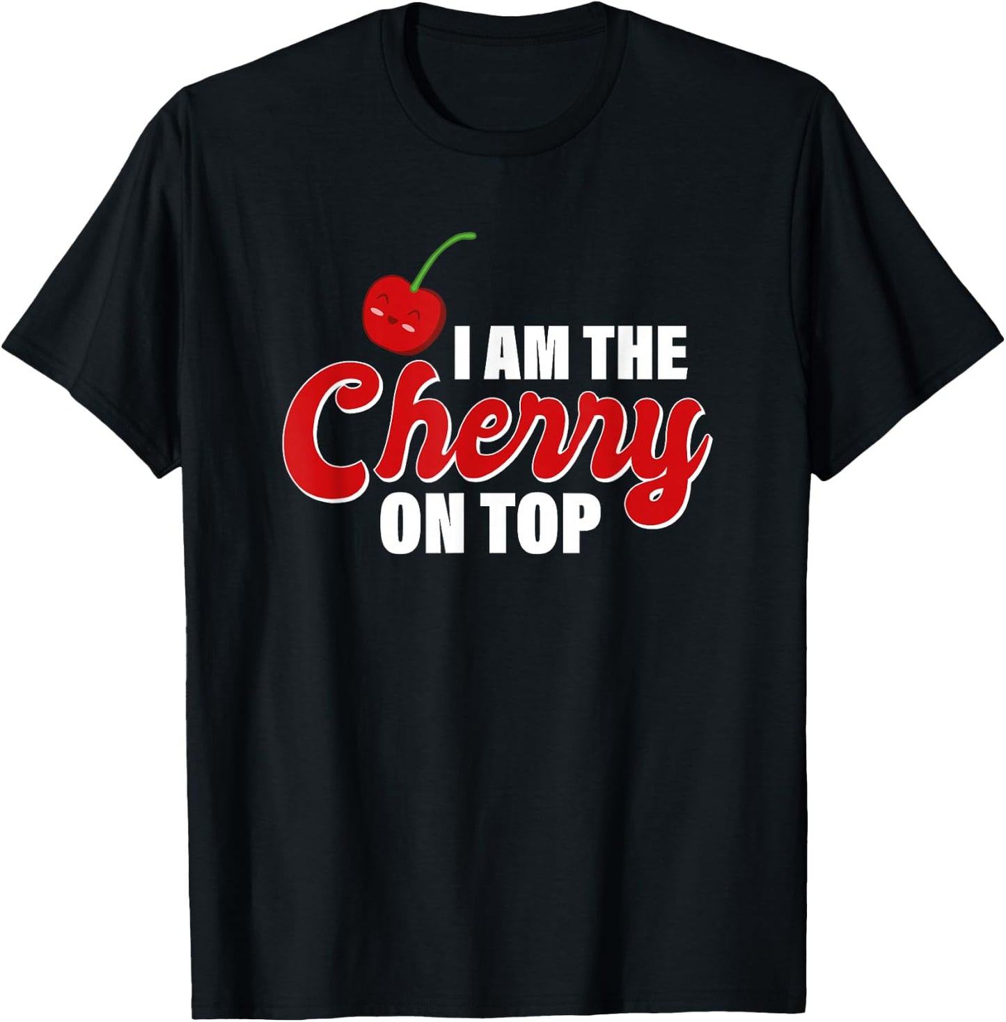 Kirschen Geschenk fr Frauen Women's Cherry Word Game Black 3XL Classic Fit Short Sleeve T-Shirt - T-Shirt | Black