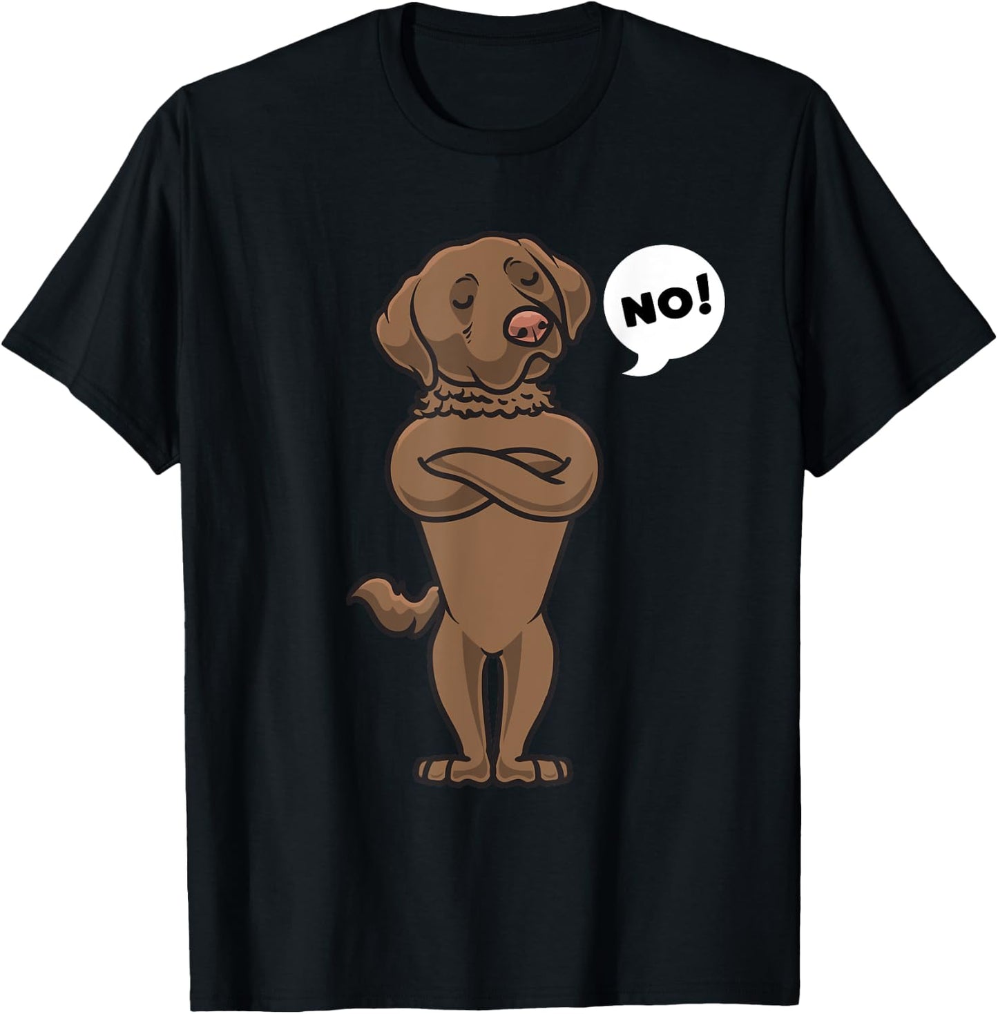 Stubborn Chesapeake Bay Retriever Dog funny Women Girls Kids T-Shirt - T-Shirt | Black