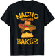 Nacho Average Baker Personalized Name Funny Taco T-Shirt - T-Shirt | Black