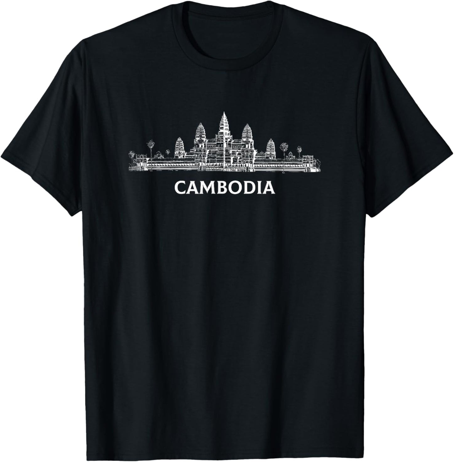 Angkor Wat cambodian, khmer cambodian T-Shirt - T-Shirt | Black