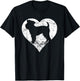 Distressed Brussels Griffon Heart Dog Owner Graphic Men Women Kids T-Shirt - T-Shirt | Black