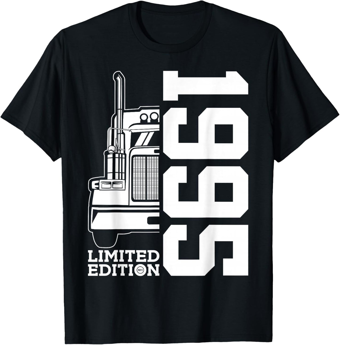 31 Years Trucker 1995 Trucker Driver 31st Birthday T-Shirt - T-Shirt | Black