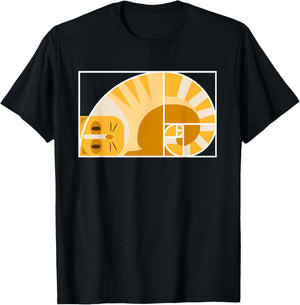 Golden Ratio Architecture Funny Cat Loving Architect T-Shirt - T-Shirt | Black