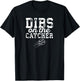 Dibs On The Catcher Shirt Baseball Player Wife or Girlfriend T-Shirt - T-Shirt | Black