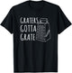 Funny Food Shirts Cheese Graters Gotta Grate Pun T-Shirt - T-Shirt | Black