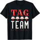 Tag Team Barbershop Quartet Harmony Singing Singers Graphic T-Shirt - T-Shirt | Black