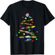 Aquarium Fish Christmas Tree Cichlid Gouramis Discus Tetras T-Shirt - T-Shirt | Black