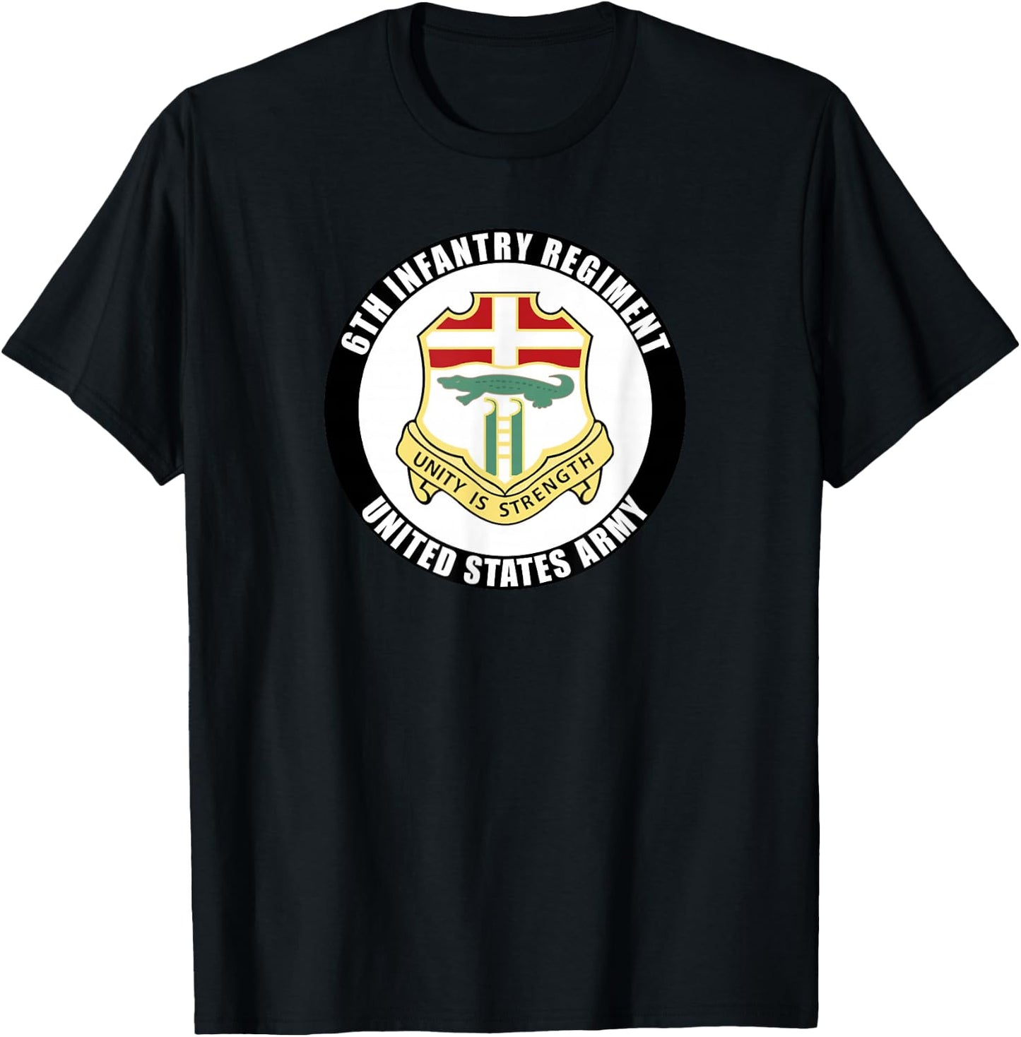 6th Infantry Regiment United States Army Veteran Military T-Shirt - T-Shirt | Black