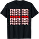 Pronto Pup Design T-Shirt - T-Shirt | Black