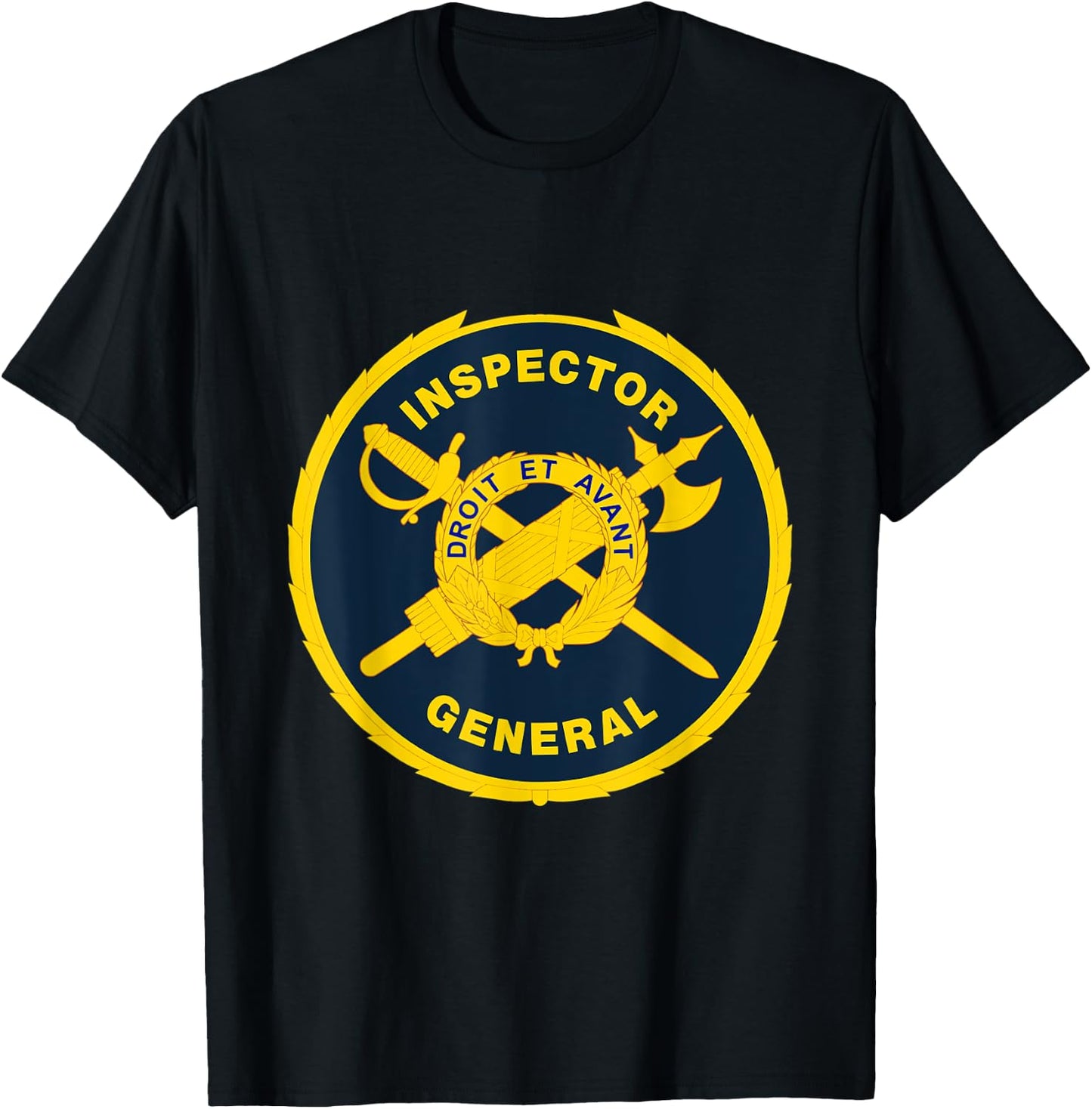 Inspector General Identification Badge (IGIB) US Army IG T-Shirt - T-Shirt | Black
