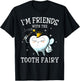 Cool Tooth Fairy Art Men Women Oral Dentist Dental Assistant T-Shirt - T-Shirt | Black