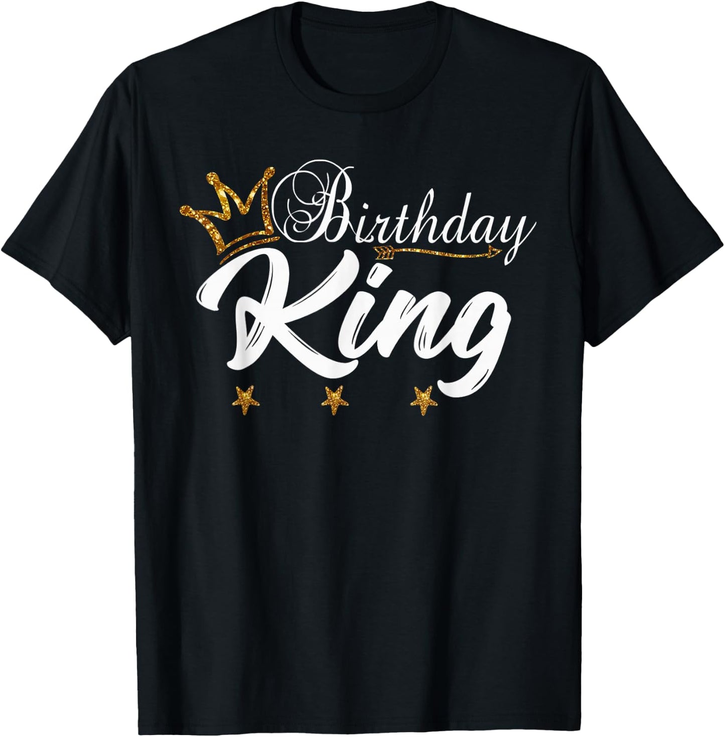 Birthday King Shirt For Boys And Men T-Shirt - T-Shirt | Black