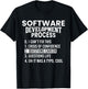 Software Development Process Python Coding and Design T-Shirt - T-Shirt | Black