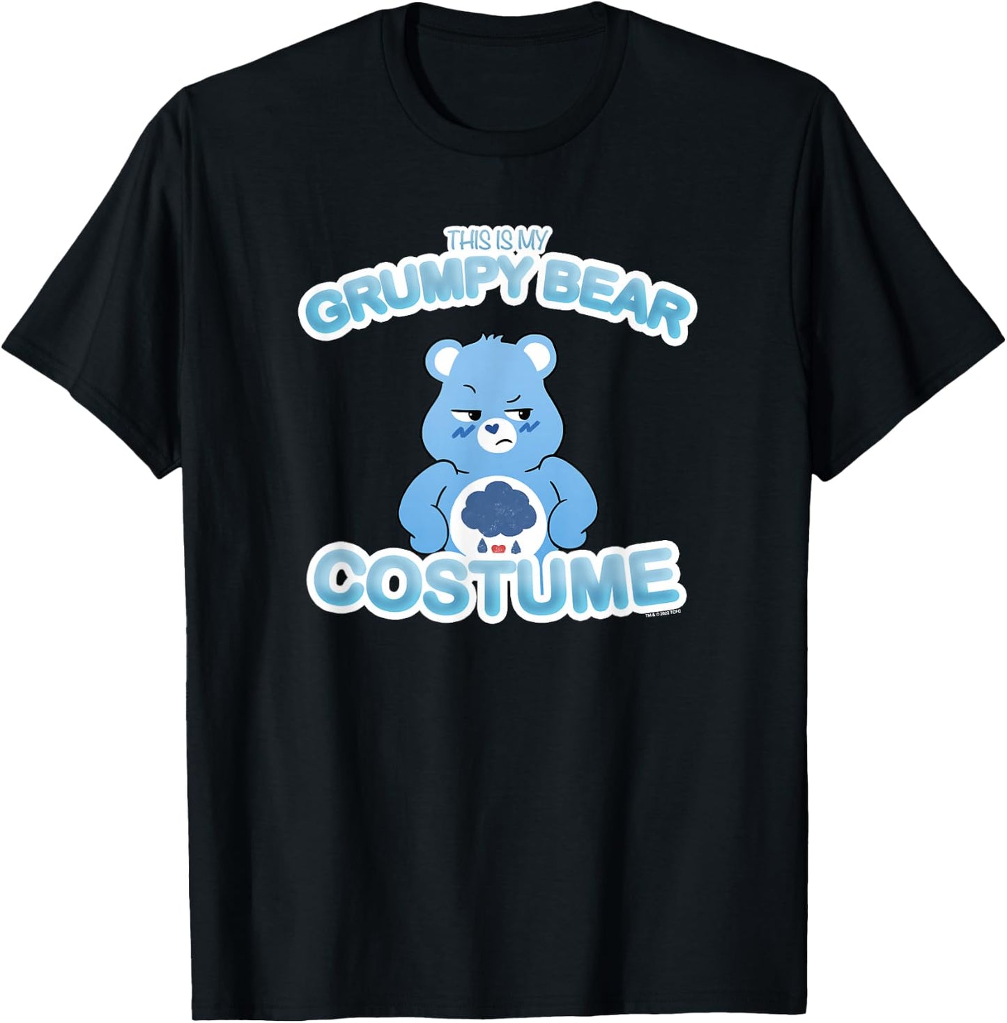 Care Bears Halloween This is My Grumpy Bear Costume T-Shirt - T-Shirt | Black