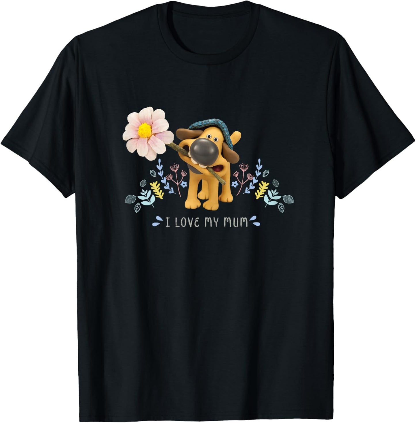 Shaun the Sheep: Bitzer I Love My Mum T-Shirt - T-Shirt | Black