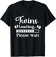 Twins Loading Please Wait Twin Mom Mama Funny T-Shirt - T-Shirt | Black