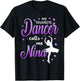 My Favorite Dancer Calls Me Nina Dance Grandma Grandkid T-Shirt - T-Shirt | Black