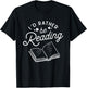I'd Rather be Reading Book Lover Readers Bookworm Librarian T-Shirt - T-Shirt | Black