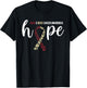 Hope Head And Neck Cancer Awareness T-Shirt - T-Shirt | Black