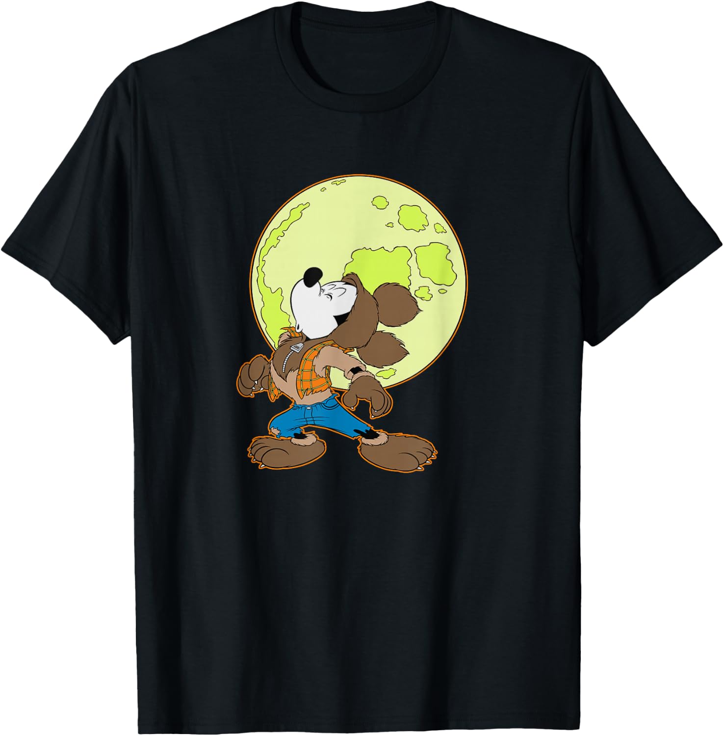 Disney - Halloween Mickey the Wolfman T-Shirt - T-Shirt | Black