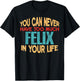 Novelty Given First Name Named Custom Merch Funny Felix Personalized First Name Joke Item T-Shirt - T-Shirt | Black