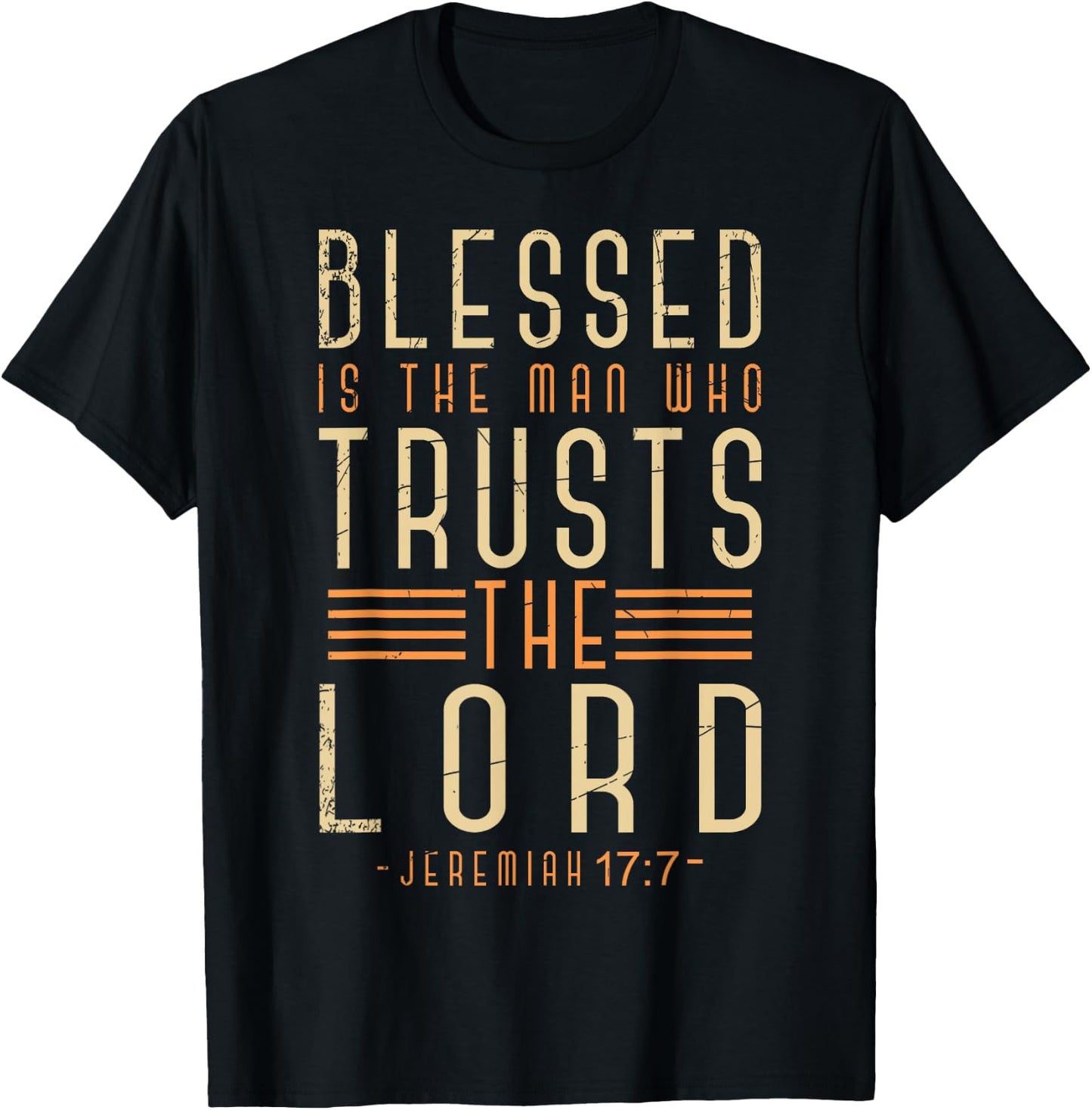 Bible Verse Christian God Savior Devotee Men Gift Jesus T-Shirt - T-Shirt | Black