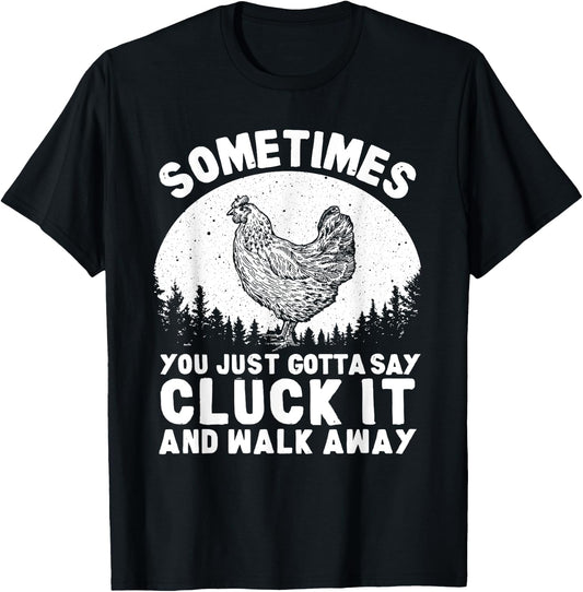 Funny Chicken Art Women Chicken Lover Hen Farmer T-Shirt - T-Shirt | Black