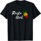 Rasta Girls Peace Reggae Hippie Rastafarian Roots T-Shirt - T-Shirt | Black