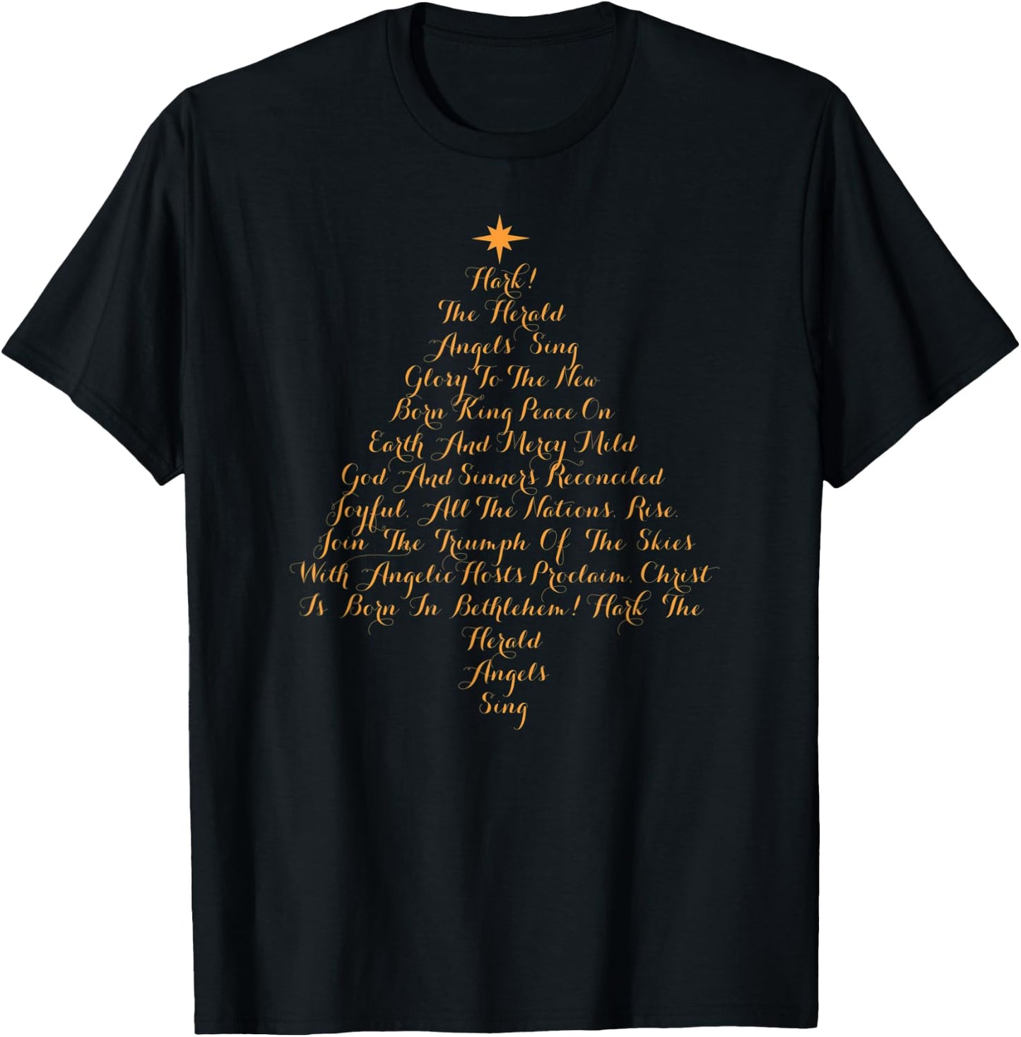 Christmas Carol Hark! The Herald Season T-Shirt - T-Shirt | Black