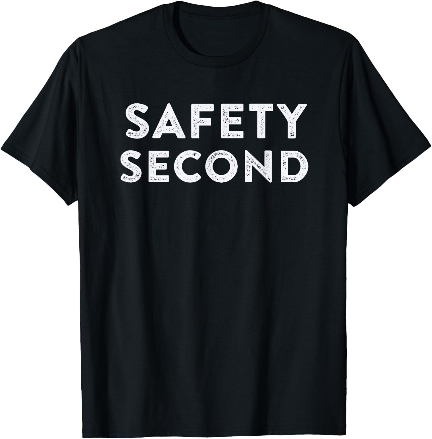 Safety Second Motorcycle Shirt - Riders Gift Stunt Biker T-Shirt - T-Shirt | Black