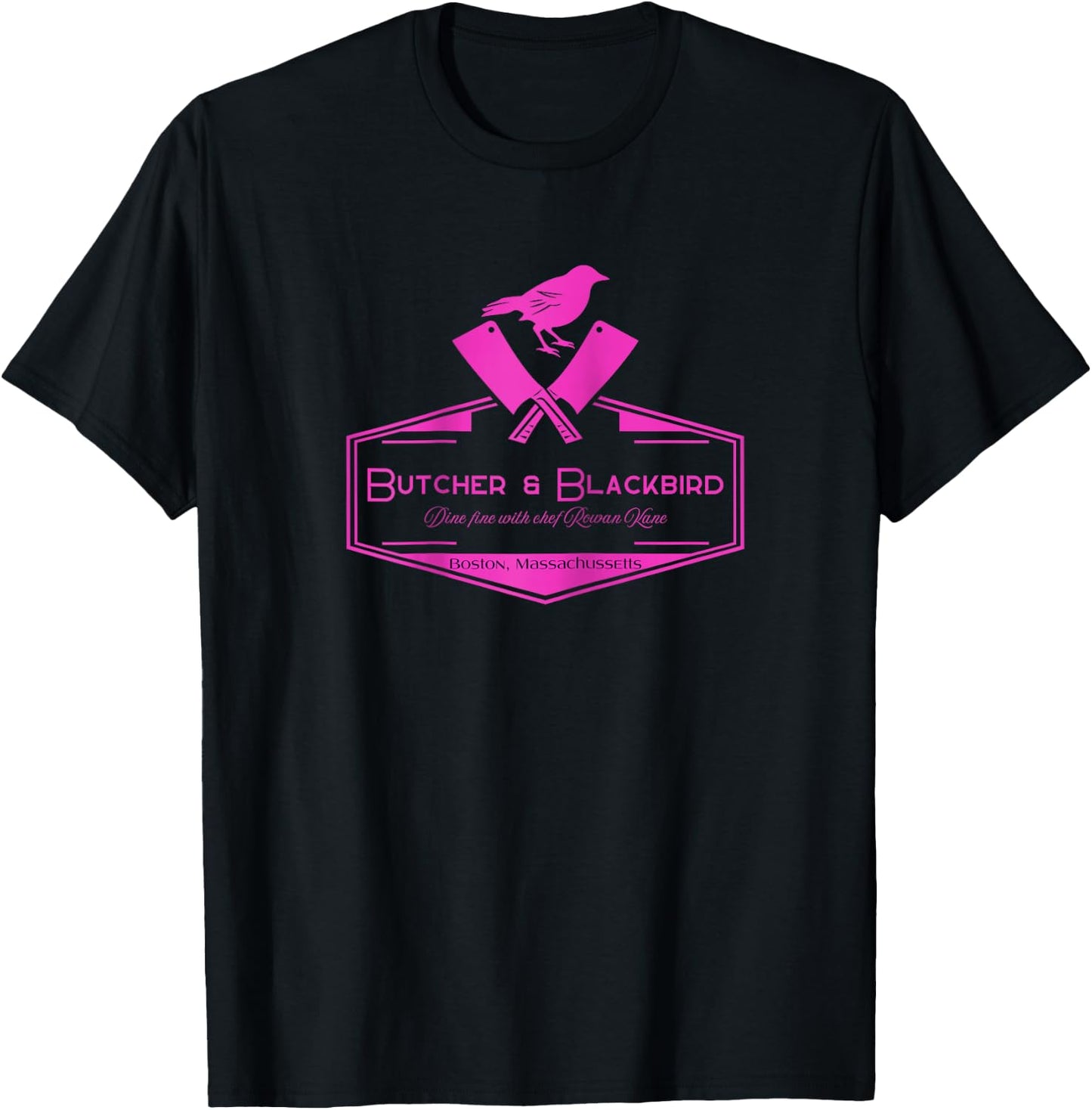 Officially Licensed Butcher & Blackbird Raglan Baseball T-Shirt - T-Shirt | Black