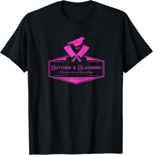 Officially Licensed Butcher & Blackbird Raglan Baseball T-Shirt - T-Shirt | Black