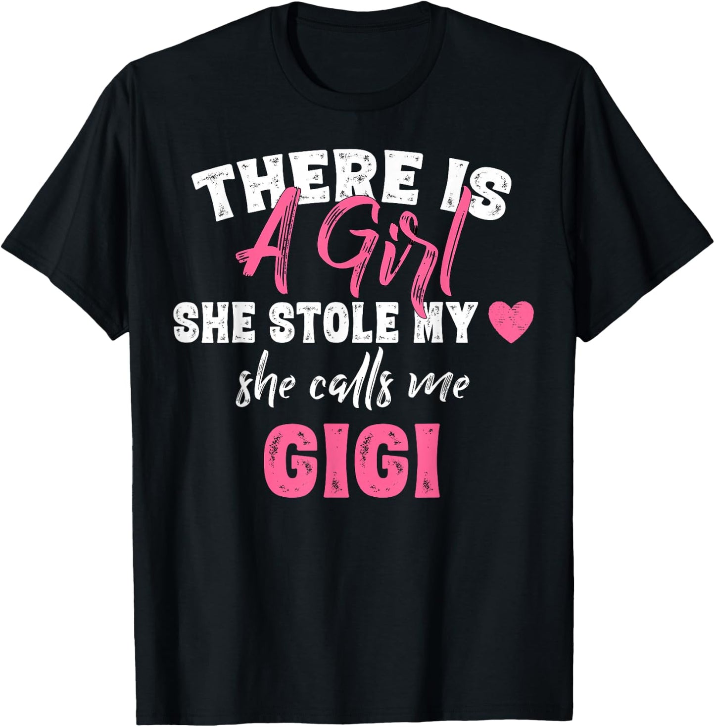 Grandma Gifts Shirts, She Calls Me Gigi Saying T-Shirt - T-Shirt | Black