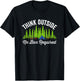 Think Outside No Box Required Outdoors Camp T-Shirt - T-Shirt | Black