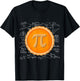 Pumpkin Pie Math Shirt Pi Day Funny Halloween Thanksgiving T-Shirt - T-Shirt | Black