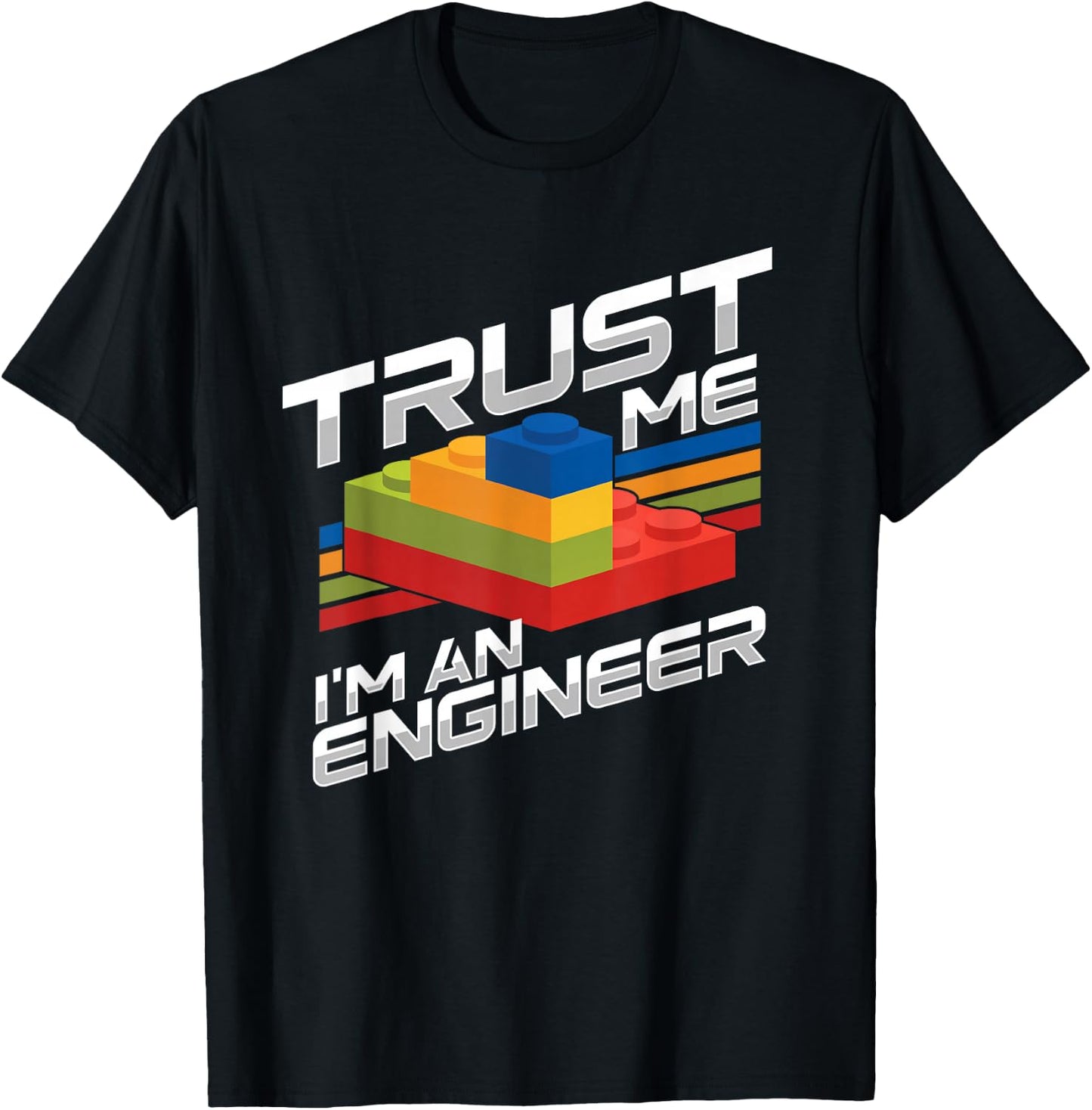 Trust Me I Am An Engineer | Kids Children Master Builder T-Shirt - T-Shirt | Black