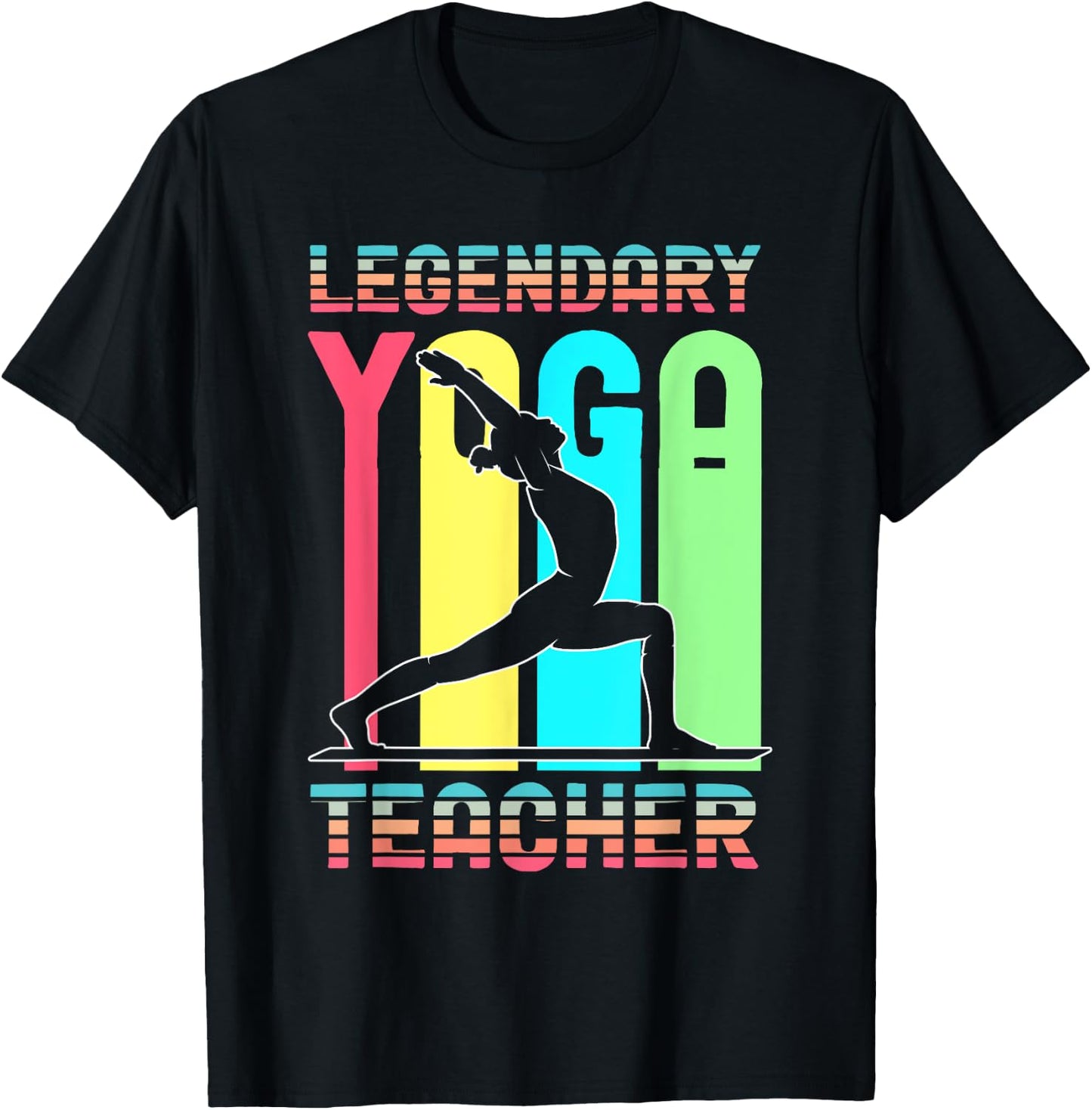 Legendary Yoga Teacher Instructor Coach Meditation Asana Zen T-Shirt - T-Shirt | Black