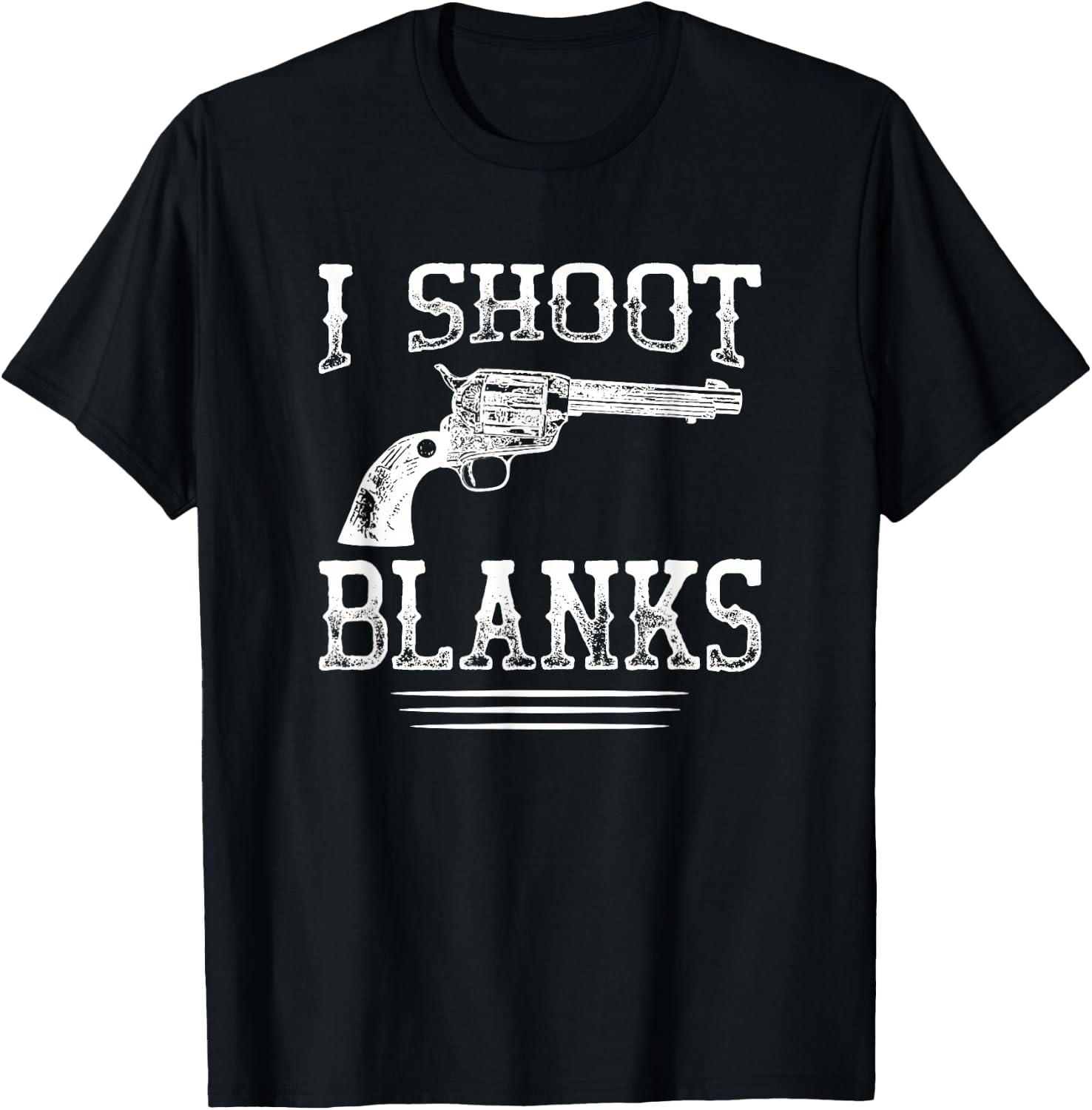 Shooting Blanks Funny Vasectomy T-Shirt - T-Shirt | Black